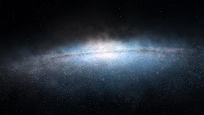 ​与银河系碰撞的古老矮星系可能有助寻找暗物质