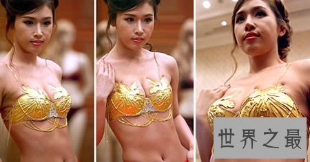 世界十大最昂贵的黄金奢侈品，黄金文胸(图)