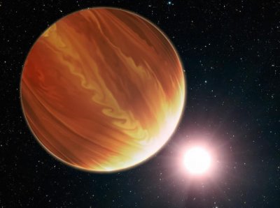 ​系外行星WASP-121b的温度在2500到3000摄氏度左右 离宿主恒星太近