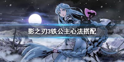 ​影之刃3铁公主心法搭配攻略