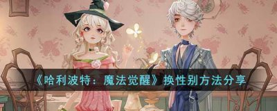 ​哈利波特魔法觉醒怎么换性别