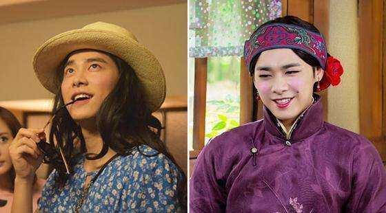 十大男星的女装照，鹿晗像女生，易烊千玺最可爱，邓超最辣眼睛