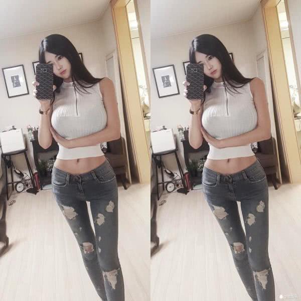韩国女神李秀彬,展现视觉冲击,网友：不符合比例的超完美身材