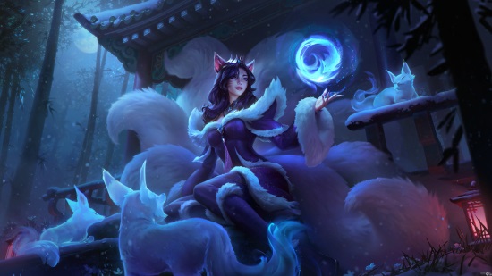 《英雄联盟》阿狸全皮肤新旧原画对比一览