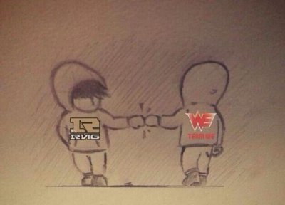 ​LOL:WE和RNG晋级四强惊动娱乐圈，演员秦俊杰表示看得惊心动魄