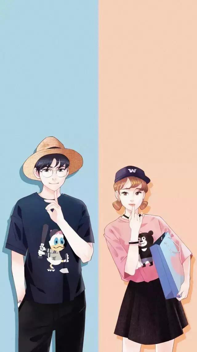 手机壁纸丨聊天背景丨11张珍藏版左右分屏，简洁个性手背景壁纸