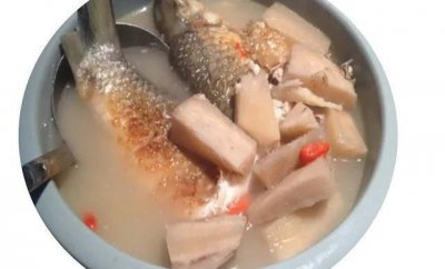 ​粉葛鲮鱼汤