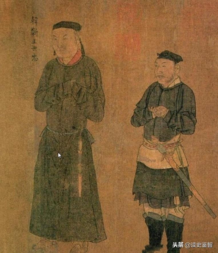 南宋中兴四将真实相貌：岳飞身材魁梧，面相憨厚，图五实属是小人