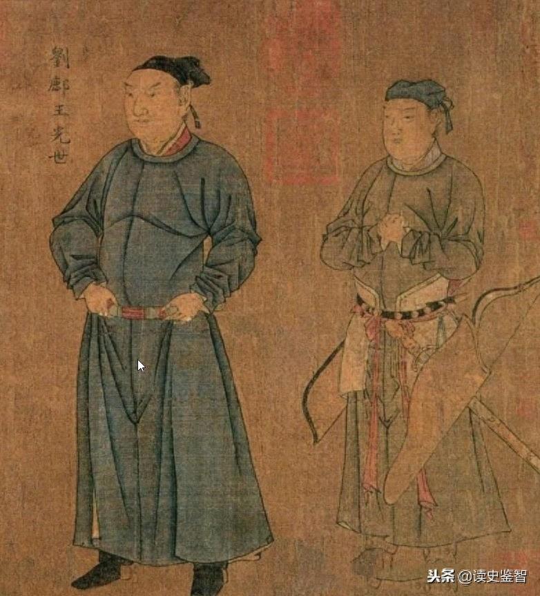 南宋中兴四将真实相貌：岳飞身材魁梧，面相憨厚，图五实属是小人