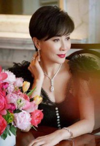 ​58岁刘嘉玲性感亮相Self-Portrait中国新年广告大片