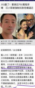 ​汪小菲因未支付抚养费起诉大S，一审败诉被判强制执行支付750万元抚养费