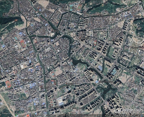 从卫星看浙江乐清市—全国综合实力百强县市系列21