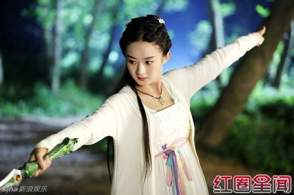 赵丽颖《花千骨》唯美剧照 花千骨杀阡陌激吻照片曝光