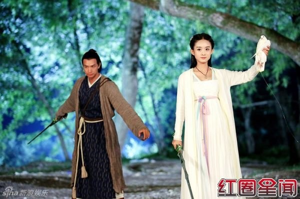 赵丽颖《花千骨》唯美剧照 花千骨杀阡陌激吻照片曝光