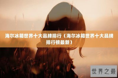 ​海尔冰箱世界十大品牌排行（海尔冰箱世界十大品牌排行榜最新）