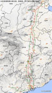 ​G4京港澳高速公路主线、联络线、并行线及主要控制点示意图