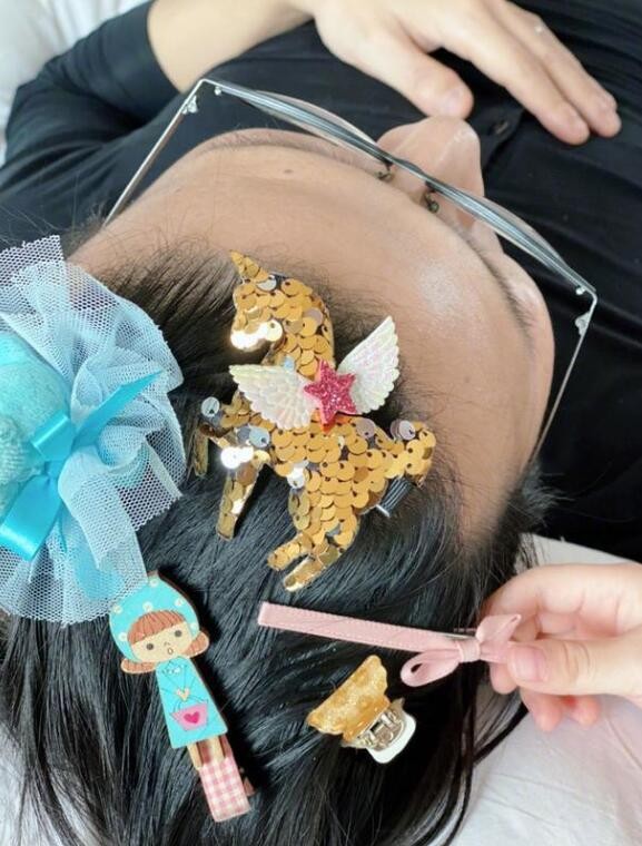 章子怡陪醒醒过家家