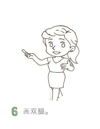 老师怎么画,老师怎么画简单又漂亮图7