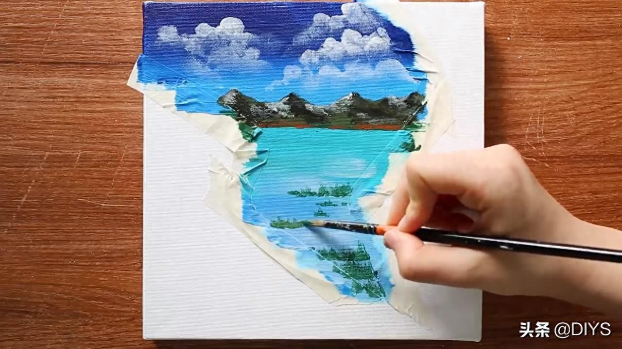 手工绘画作品，阿拉丁神灯的简单画法，创意十足