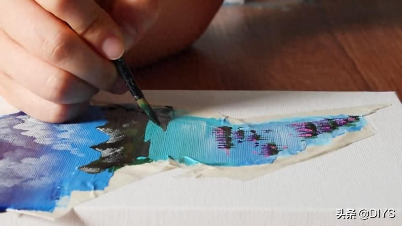 手工绘画作品，阿拉丁神灯的简单画法，创意十足