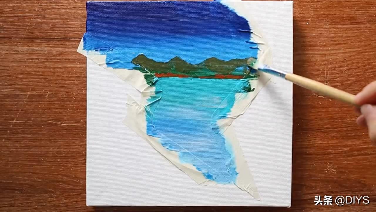 手工绘画作品，阿拉丁神灯的简单画法，创意十足