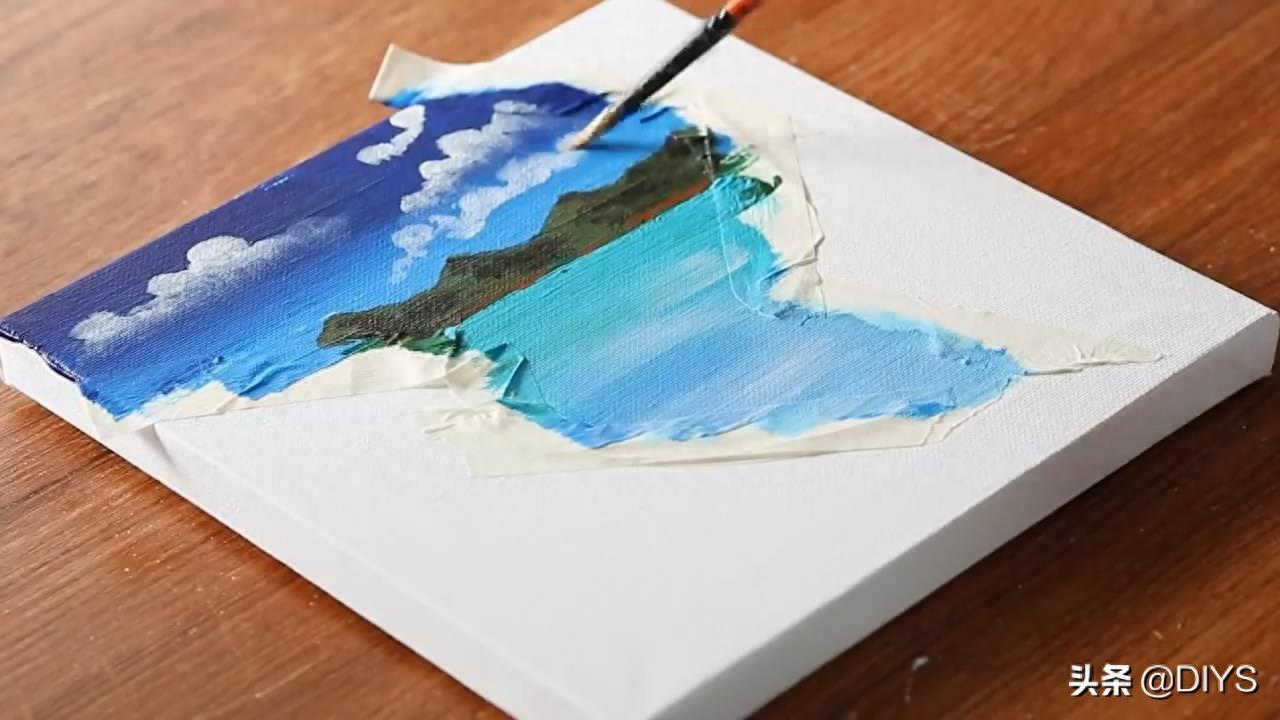 手工绘画作品，阿拉丁神灯的简单画法，创意十足