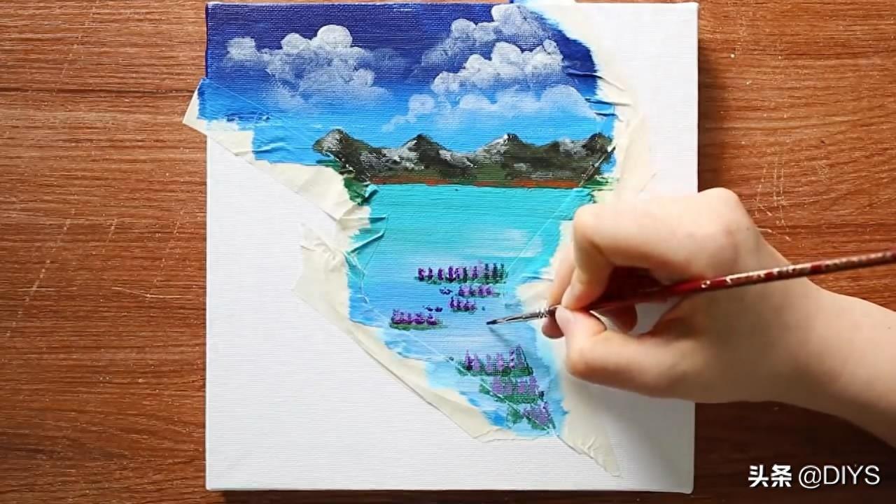 手工绘画作品，阿拉丁神灯的简单画法，创意十足