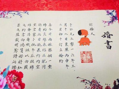 ​婚书格式及内容范本
