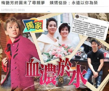​梅艳芳失踪21年外甥出现（梅艳芳生前寻找的外甥露面）