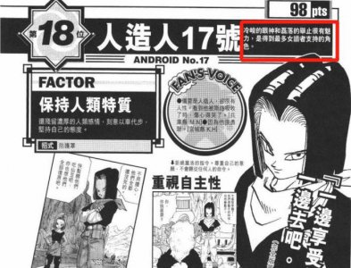 ​七龙珠：男生们都喜欢女神18号，但你知道得到女性最爱的是谁吗？