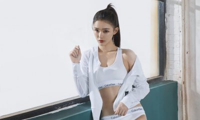 ​林允白色内衣裤展示好身材，林允儿紧身背心展示线条，都太美了