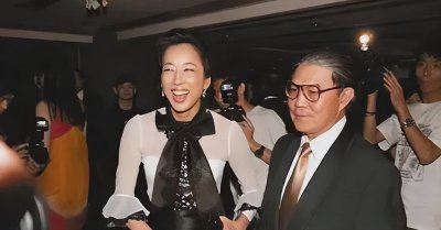 ​朱玲玲个人资料(朱玲玲跟霍震霆离婚后重遇，朱玲玲谈笑风生，霍震霆却是一脸尴