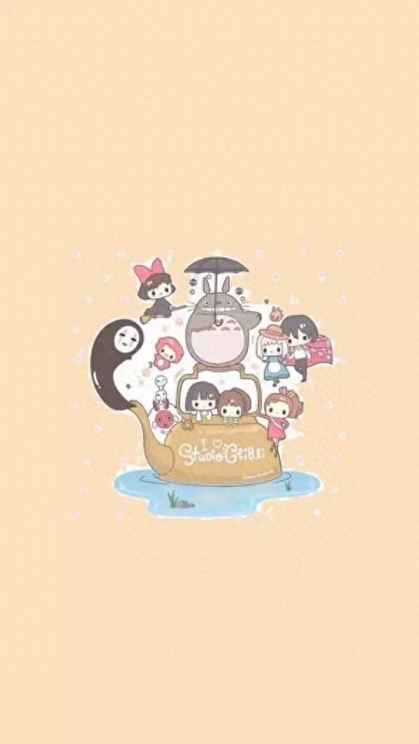 壁纸｜第九弹——龙猫，这么萌的龙猫，躺在上面睡觉一定很舒服