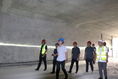 ​成都地铁10号线项目红牌楼站部分主体及附属结构实体验收顺利通过