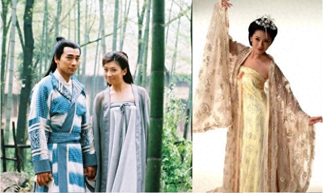 众女星穿“齐胸襦裙”谁才是最美？李小璐的网红脸竟也不违和！
