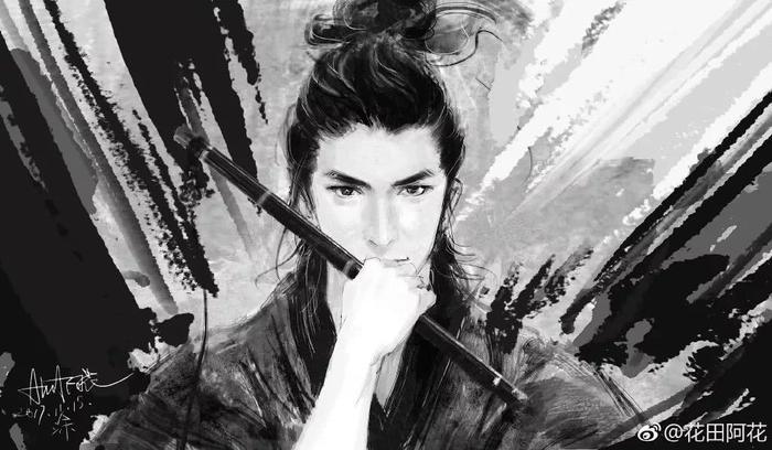 插画师花田阿花-社会印象插画《放学》作者