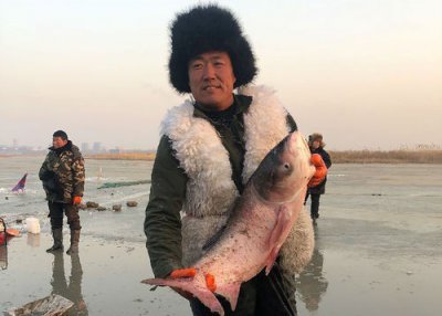 ​沈阳康平：卧龙湖文化冬捕节开幕