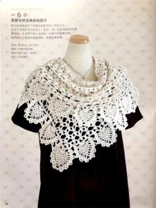 ​华丽大方的菠萝花围巾、披肩